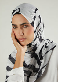 Abstract Ink Premium Modal Hijab
