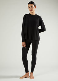 Second Skin Top Ebony