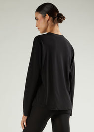 Second Skin Top Ebony