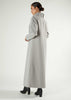 Winter Wrap Abaya Grey
