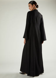 Asymmetric Abaya Black