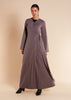 Side Wrap Abaya Grey - Final Sale