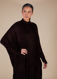 Haiza Abaya Dark Brown