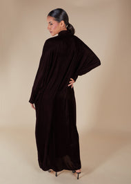 Haiza Abaya Dark Brown