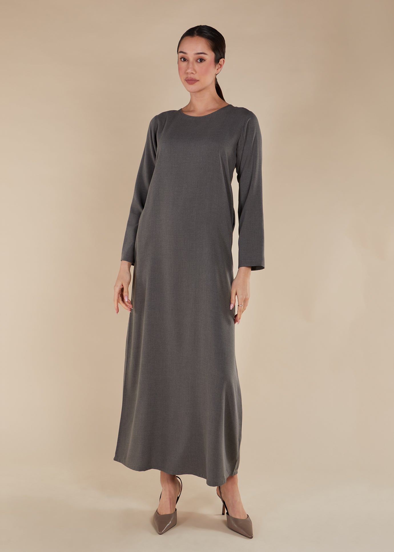Full Slip Grey | Modest Slip Dresses Full Slip Grey | Modest Slip Dresses