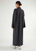 High Neck Abaya Charcoal