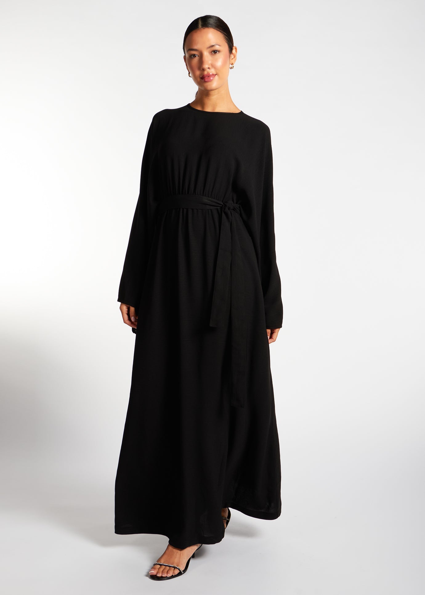 Loose Fit Abaya Black | Modest Abayas | Aab Modest Wear Xs / 56 Loose Fit Abaya Black | Modest Abayas | Aab Modest Wear Xs / 56
