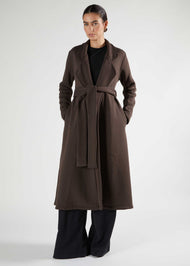 Mara Coat Dark Brown