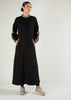 Varsity Abaya Black