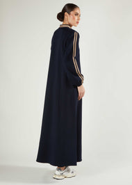 Varsity Abaya Navy