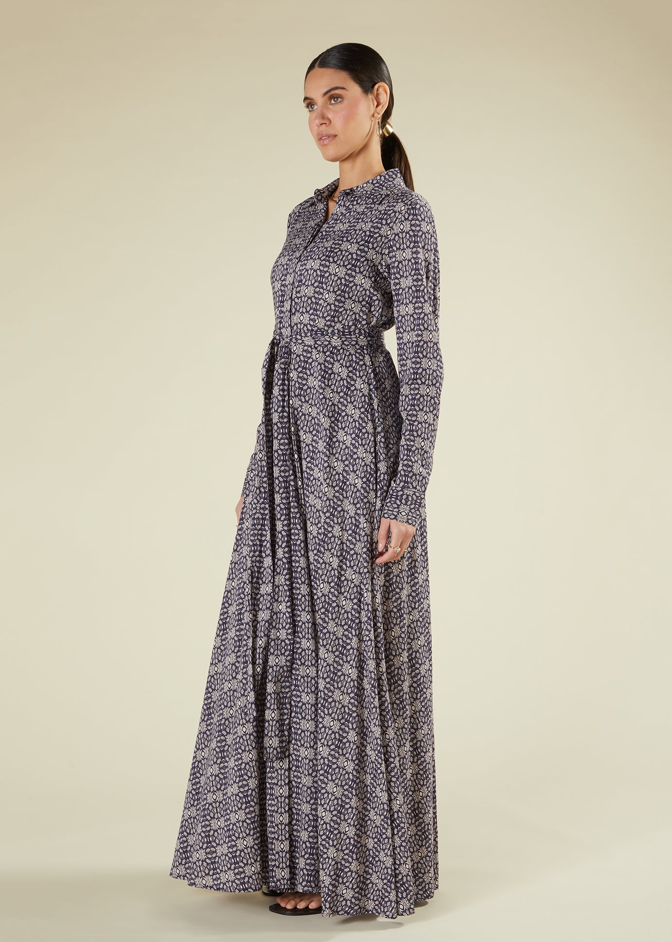 aztec print maxi dress Aztec Sleeveless Maxi Dress