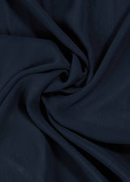 Navy Chiffon Hijab