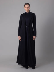 Meadow Longline Coat Black