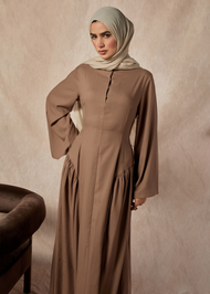 Side Pleat Maxi