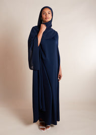 Crinkled Kaftan Navy