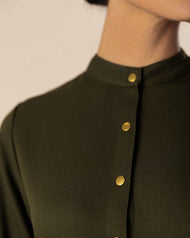 Forest Green Abaya