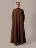 Textured Turtle Neck Abaya
