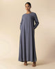 Plain Abaya Blue