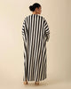 Bold Stripe Crochet Kimono