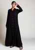 Safari Maxi Black | Maxi Dresses | Aab Modest Wear