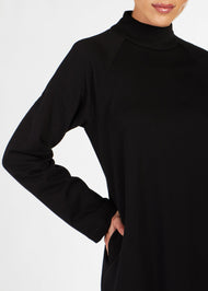 Fleece Jumper Dress Black | Midis | Aab Modest Wear