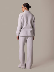 Turtle Neck Co-Ord Set Grey