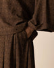 Coffee Skirt & Top Co-Ord Set