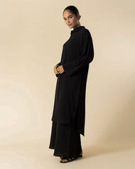 Textured Co-ord Set Black