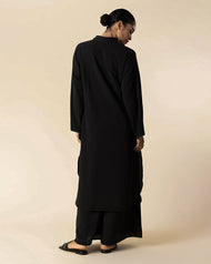 Textured Co-ord Set Black