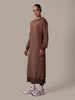 Hooded Midi Taupe