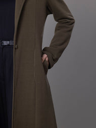 Drift Tailored Coat Olive