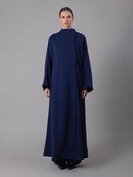 Tide Asymmetric Coat Navy
