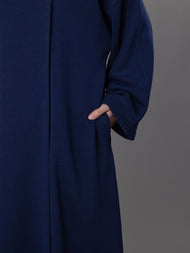 Tide Asymmetric Coat Navy