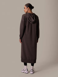 Hooded Midi Grey