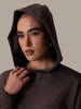 Hooded Midi Grey