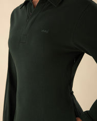 Castello Dress Dark Green