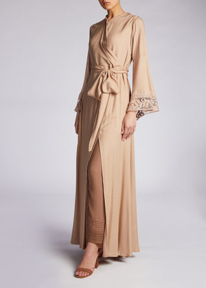 Dantel Wrap Abaya | Abayas | Aab Modest Wear