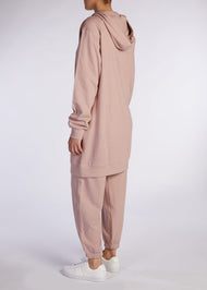 Cotton Cocoon Hoody Pink | Aab Modest Activewear