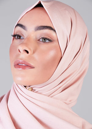 Cotton Twill Hijab Pink | Organic Cotton Hijabs | Aab Modest Wear