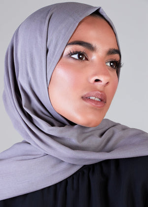 Dark Grey Organic Cotton Hijab | Organic Cotton Hijabs | Aab Modest Wear
