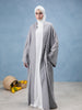 Grey & White Kimono