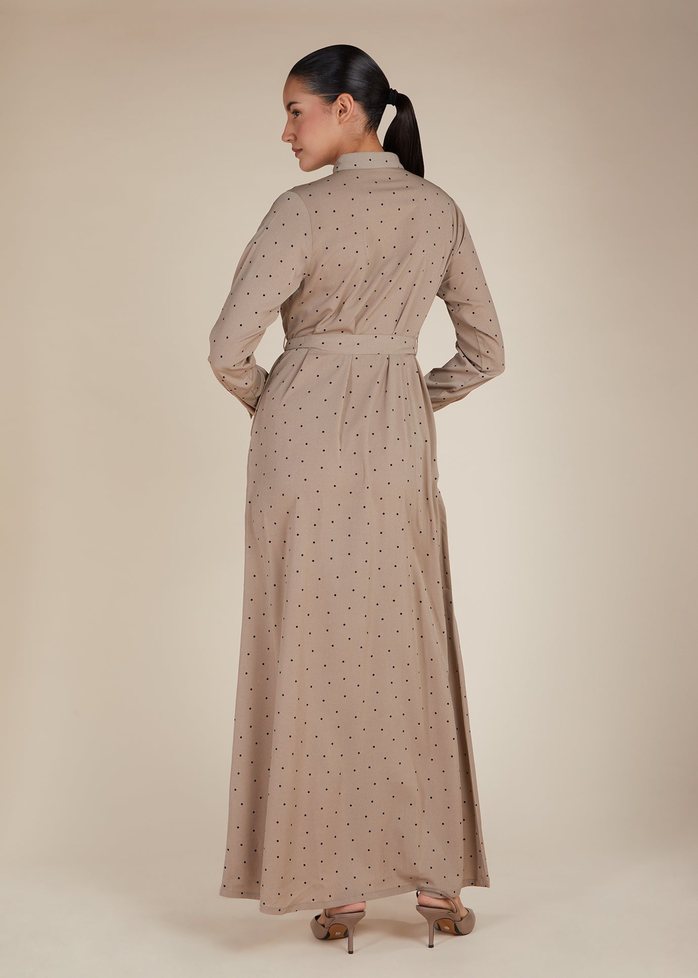 Polka & Pleats Maxi | Modest Maxi Dresses | Aab Modest Wear Polka & Pleats Maxi | Modest Maxi Dresses | Aab Modest Wear