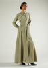 Green Tea Shirted Maxi