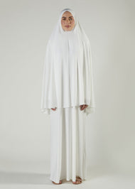 Prayer Abaya Set Ivory