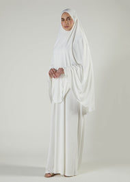Prayer Abaya Set Ivory