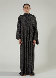 Printed Prayer Abaya Spiral