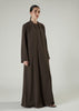 Two Piece Open Abaya Cedar