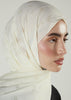 White Rose Cotton Hijab