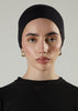 Tie Back Cap Black Hijab Cap