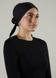 Bandana Black Hijab Cap
